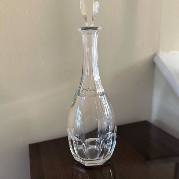 Vintage Val Saint Lambert  Heavy  Crystal Faraday Carafe - Picture 3 of 4